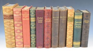 [Bindings] Works of Tennyson 1884 in full gilt morocco. Poems of Tennyson in gilt decorated tree