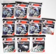 Ten Revell Star Wars plastic model kits including X-Wing Fighter, Tie Interceptor, ARC-170 and Darth