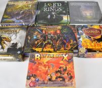Seven fantasy themed board games comprising Dungeon & Dragons, Stonehenge, Beowulf, Battle Lore,