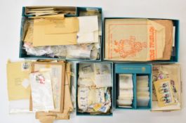 A large quantity of GB, Commonwealth and world stamps, first day covers and presentation packs in