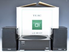 TEAC LS-WH01 2.1ch speaker system comprising subwoofer and satellite speakers, in original box