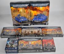A collection of mostly Warhammer 40K Citadel miniatures to include Space Marines Razorback, Pramaris