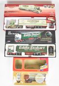 Three Corgi 1:50 scale diecast model haulage vehicles comprising 'Sight & Sound' Scania Topline