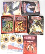 Six Advanced Dungeons & Dragons 2nd Edition Ravenloft role playing game campaign settings comprising