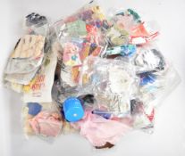 A large collection of vintage Sindy and similar fashion doll clothing and accessories mostly