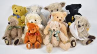 Ten Deans Rag Book limited edition Teddy bears most, with original labels and tags to include Franz,