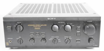 Sony 700ES Integrated Stereo Amplifier, Spontaneous Twin Drive, TA-F700ES, made in Japan.
