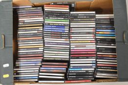 Approximately 125 mixed genre CD collection including Blue Grass, Rat Pack, Country, Willie
