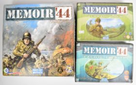 Days of Wonder Memoir '44 tactical board game by Richard Borg, with two expansion packs.
