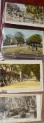 Cheltenham themed postcard album including aerial views, many of The Promenade, Queen's Hotel,