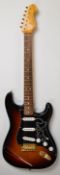 Fender Stevie Ray Vaughan SRV Signature Series Stratocaster electric guitar in 3 tone sunburst