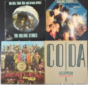 Twenty two albums including The Rolling Stones Through The Past Darkly with hexagonal cover and High