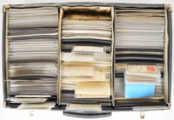 Large case of postcards, deceased dealer's stock, unsorted but in categories including Holy Lands,