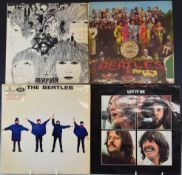 Seven Beatles and solo albums comprising Help! (PMC 1255), Let It Be (PCS 7096), Revolver (PCS