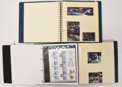 A collection of stamps, minisheets and covers relating to space and the RAF, in three albums