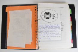 Lord Kings Norton, hot air ballooning correspondence c1970s, various enthusiasts, institutions, many