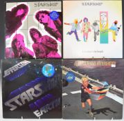 Eight Jefferson Starship / Starship albums comprising Freedom At Point Zero, Knee Deep In The