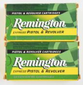Eighty-four .32 Smith & Wesson Long Remington cartridges, all in original boxes. PLEASE NOTE THAT