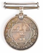 Anglo-Boere Oorlog Medal named to Burger F A J Van Rensburg