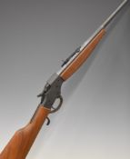 Savage Stevens Favorite Model 30 .22 underlever-action rifle with adjustable sights and 21 inch