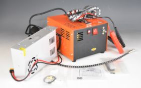 Portable PCP air rifle or pistol re-filling compressor, in original box with instructions.