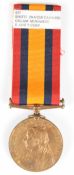 Queen's South Africa Medal in bronze, named to 657 Bhisti (Water Carrier) Gulam Muhamed, S & T Corps
