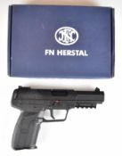 Cybergun FN Five-Seven 6mm CO2 air pistol with monogrammed and textured grips, multi-shot magazine