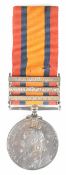Queen's South Africa Medal with clasps for Rhodesia, Relief of Mafeking and Transvaal named to 463