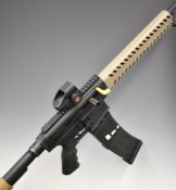 Akdal MKA 1919 12 bore M16 assault rifle style semi-automatic shotgun with 15-shot extended