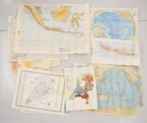 Approximately 28 various mid 20thC military interest maps, many War Office issue, including 1942