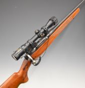 BSA Lee-Enfield No.4 Mk.I Long Branch .303 rifle dated 1942 with chequered semi-pistol grip and