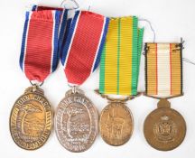 Four South Africa interest medals comprising Jack Hindon medal, two John Chard Medals and a