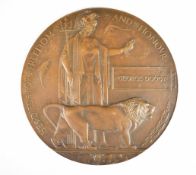 WW1 Memorial Plaque / Death Penny for George Doody
