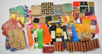 Over one-hundred-and-thirty 8, 12, 16 bore and other collector's shotgun cartridges and cartridge