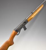 Anschutz Model 520 .22 semi-automatic rifle with extended magazine, chequered semi-pistol grip,
