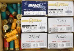 One-hundred-and-ninety-five 12 bore shotgun cartridges including Rottweil Special 28, Lyalvale