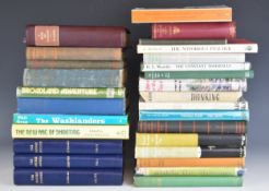 [Fishing & Shooting] A collection of books to include The Modern Shotgun by Major Burrard 1947-50 in