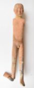Chinese terracotta large funerary figure, height 60cm