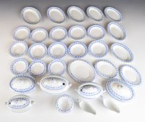 Copeland 19thC children's or toy / doll's house porcelain comprehensive dinner service including