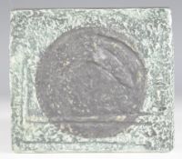 Troika cube vase with Troika printed mark to base, height 9cm