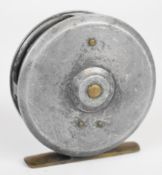 H Moore, Liverpool fly fishing reel, diameter 3