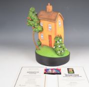 Paul Horton signed limited edition 36/150 cottage sculpture 'One Fine Day' with two certificates (