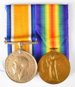 South Africa WW1 medal pair comprising War Medal and Victory Medal named to Pte A R Edwards, 4th