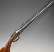 T W Chambers & Co of Northleach Gloucester 16 bore side by side shotgun with engraved scenes of