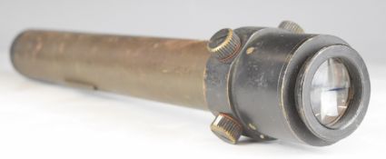 British WW2 six pounder gun sight, number 39 Mk II S, dated 1943 with broad arrow mark, length 41cm