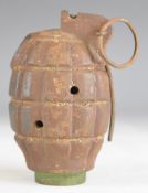 British inert Mills bomb / grenade stamped CSB to lever