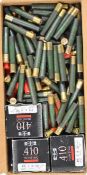 Two-hundred-and-fifty .410 shotgun cartridges including Gamebore .410 Hunting, some in original