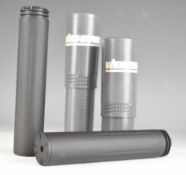 Two Weihrauch HW XL air rifle sound moderators, both in original tubes.