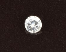 A loose 0.3ct round cut diamond