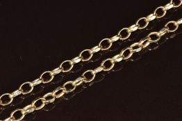 A 9ct gold necklace, 32.2g, 64cm